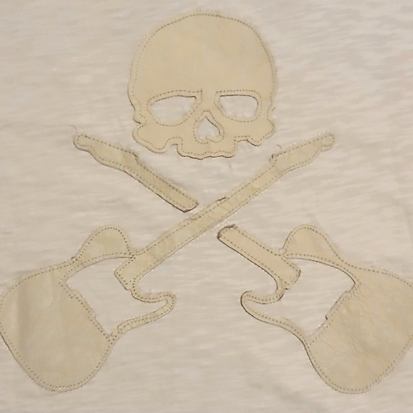 Vintage Premium Toxic Fish UK Graphic T-Shirt Leather Rolling Stones Skull Men S - Picture 7 of 7